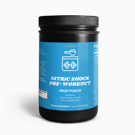 Nitric Shock Pre-Workout Powder (Fruit Punch)