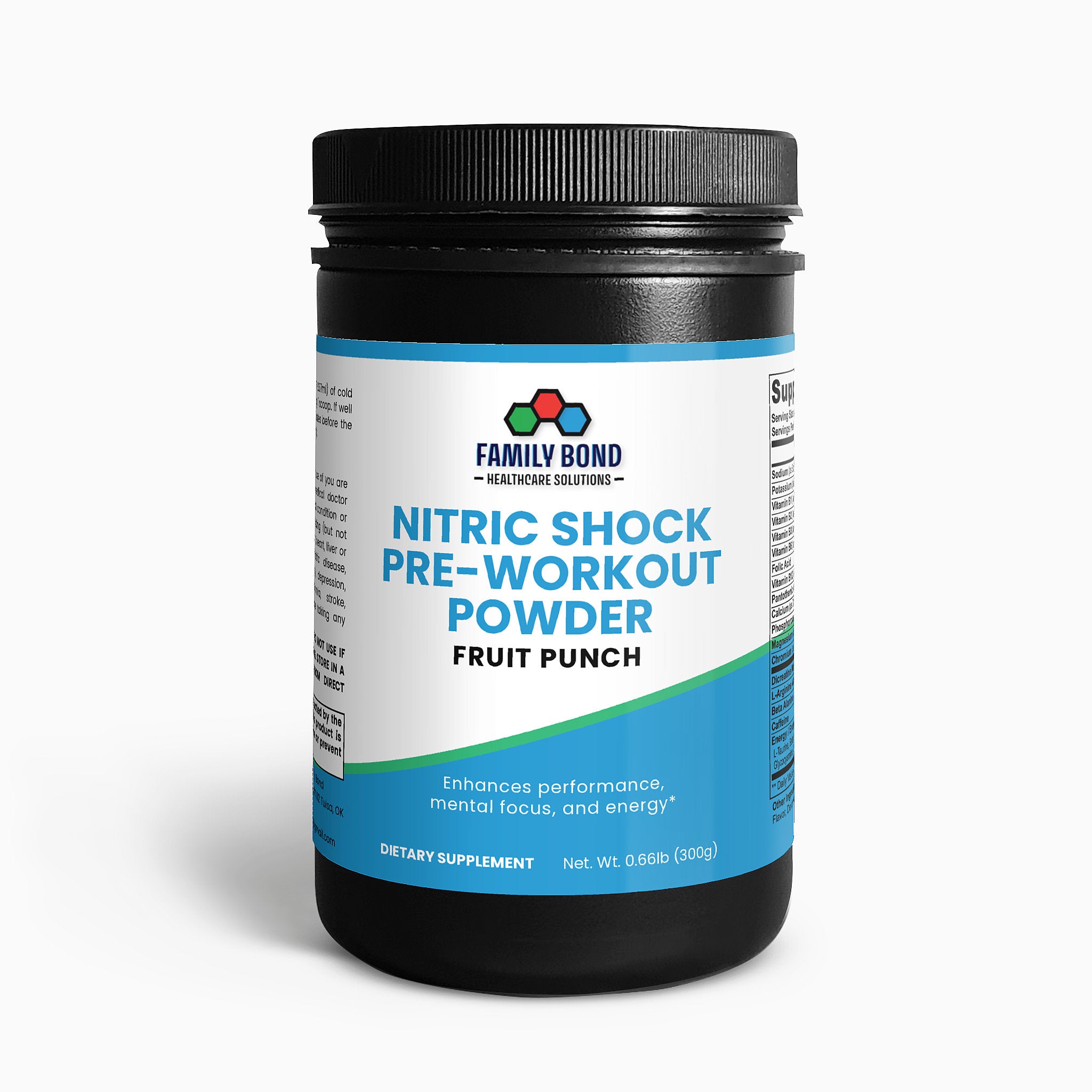 Nitric Shock Pre-Workout Powder (Fruit Punch)