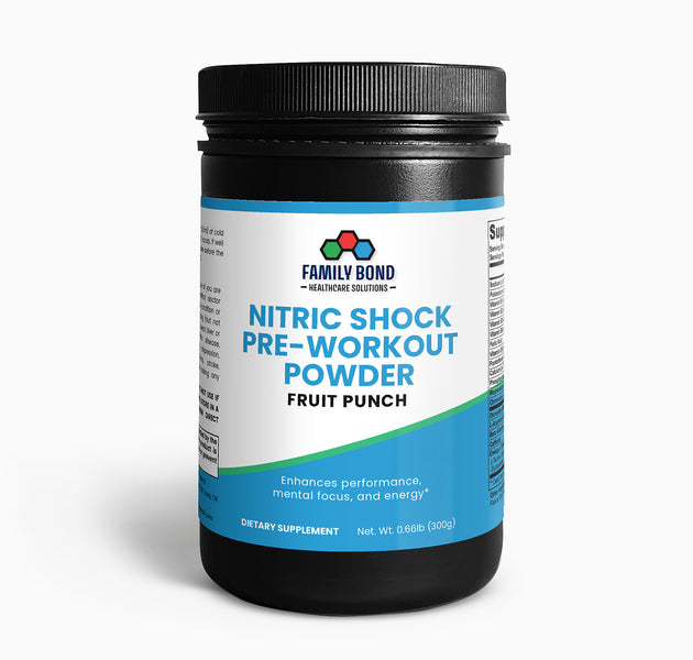 Nitric Shock Pre-Workout Powder (Fruit Punch)